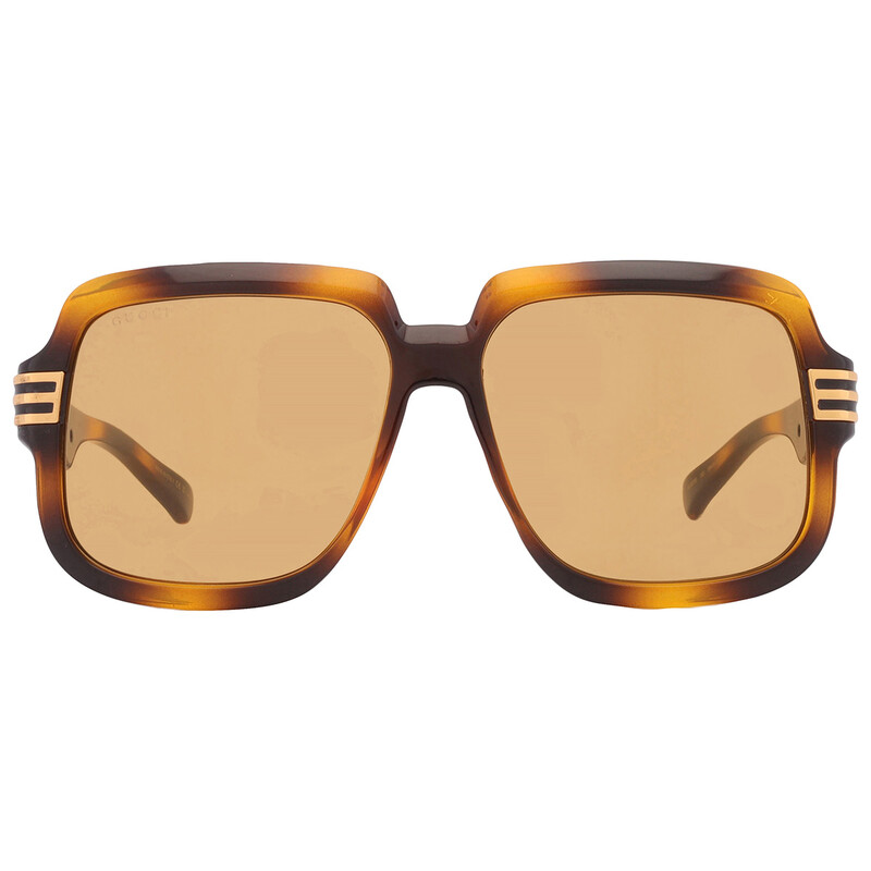 Gucci Brown Square Men's Sunglasses GG0979S 002 59 889652340814