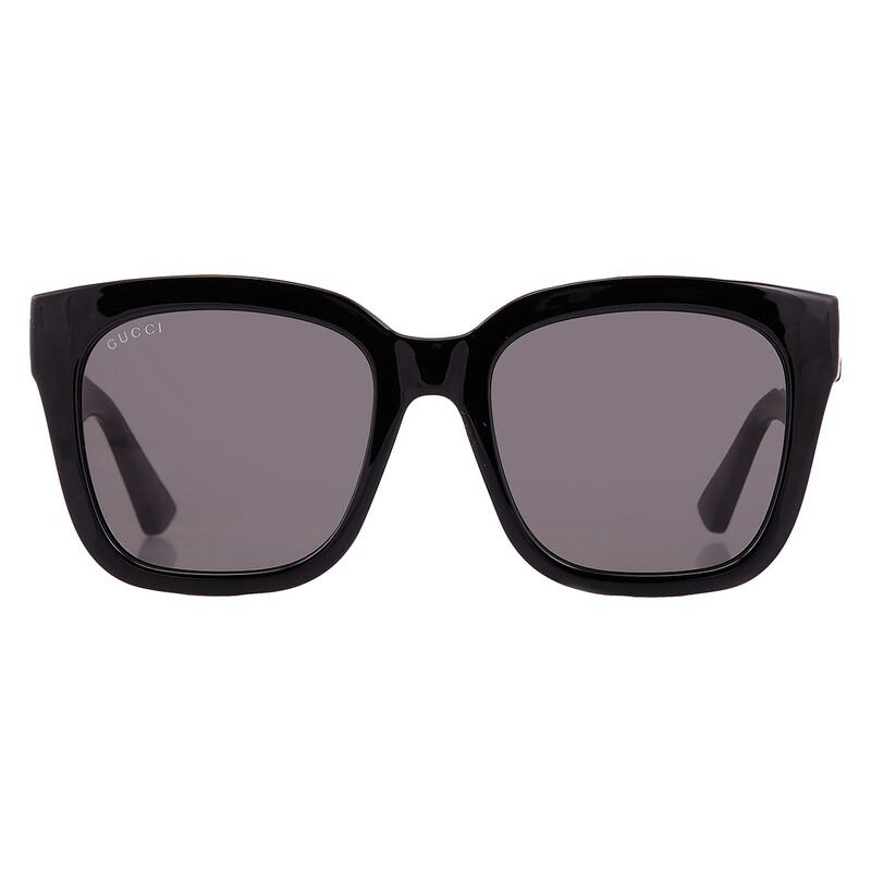 Gucci Dark Grey Square Ladies Sunglasses GG1338S 001 54