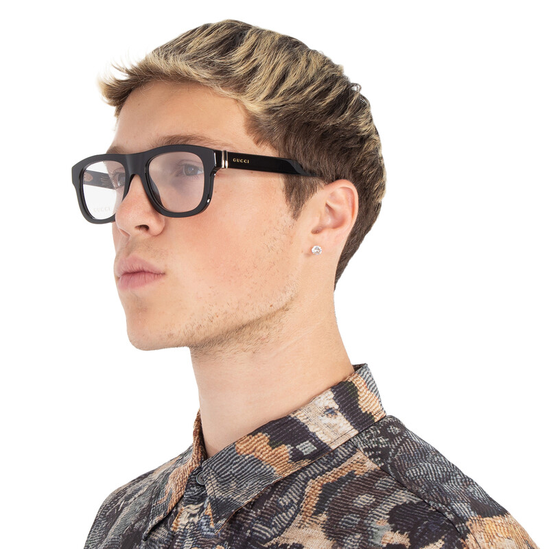 GUCCI フォトフレーム ジオメトリック柄　箱付き Gucci Demo Square Men's Eyeglasses GG1509O 001 54 889652470351