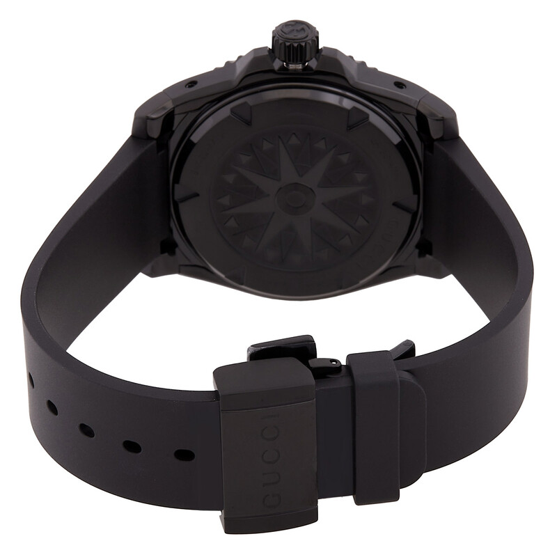Gucci Dive Automatic Black Dial Men's Watch YA136361 - Watches