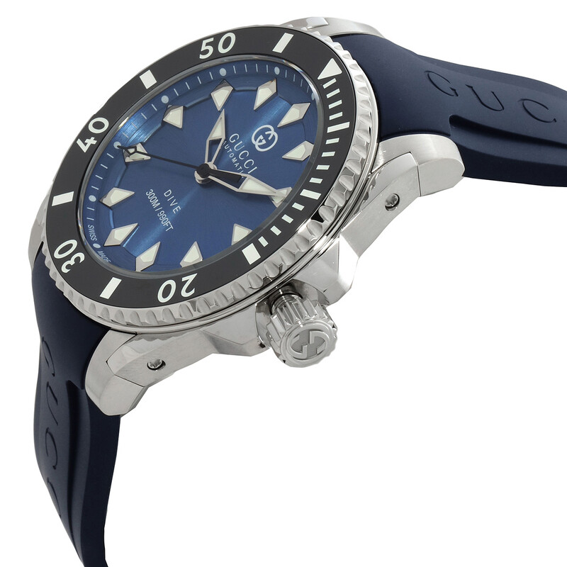 Gucci Dive Automatic Blue Dial Men's Watch YA136359 - Watches