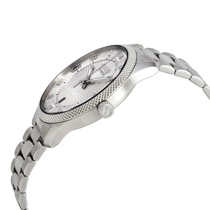 Gucci Eryx Silver Dial Automatic Men's Watch YA126339 - Watches
