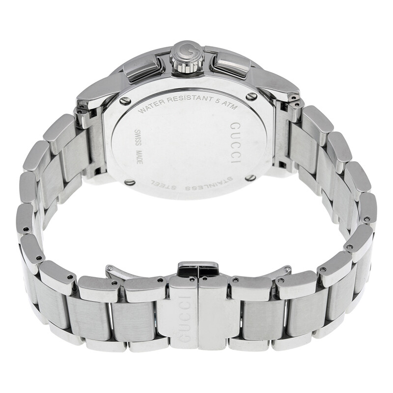 Gucci G-Chrono Black Dial Stainless Steel Men