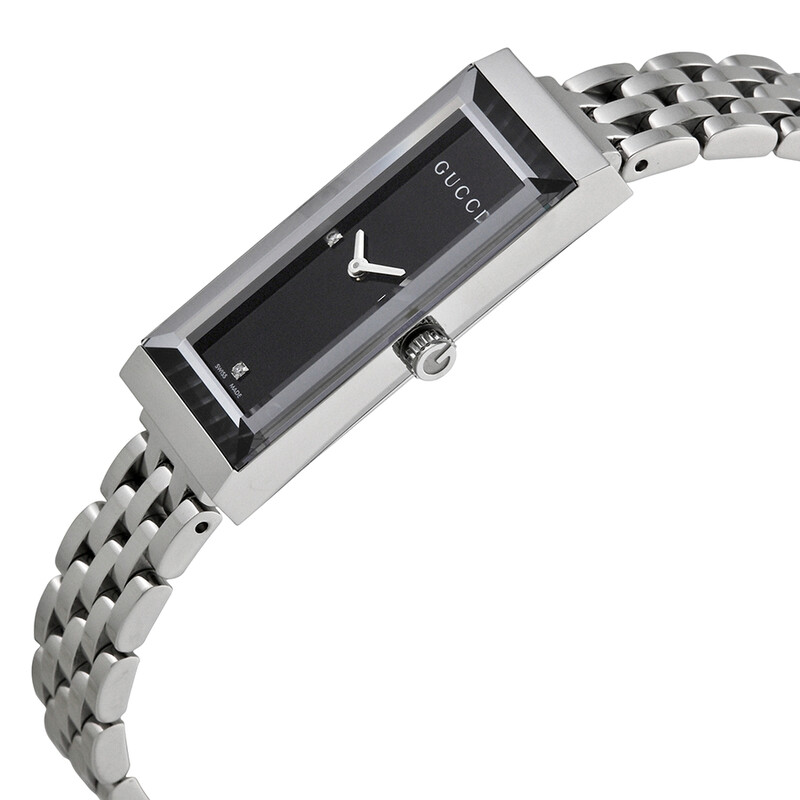 Gucci G-Frame Diamond Dial Ladies Watch YA127504 845960011235
