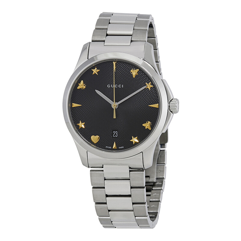 Gucci G Timeless Black Dial Watch YA1264029 YA1264029A