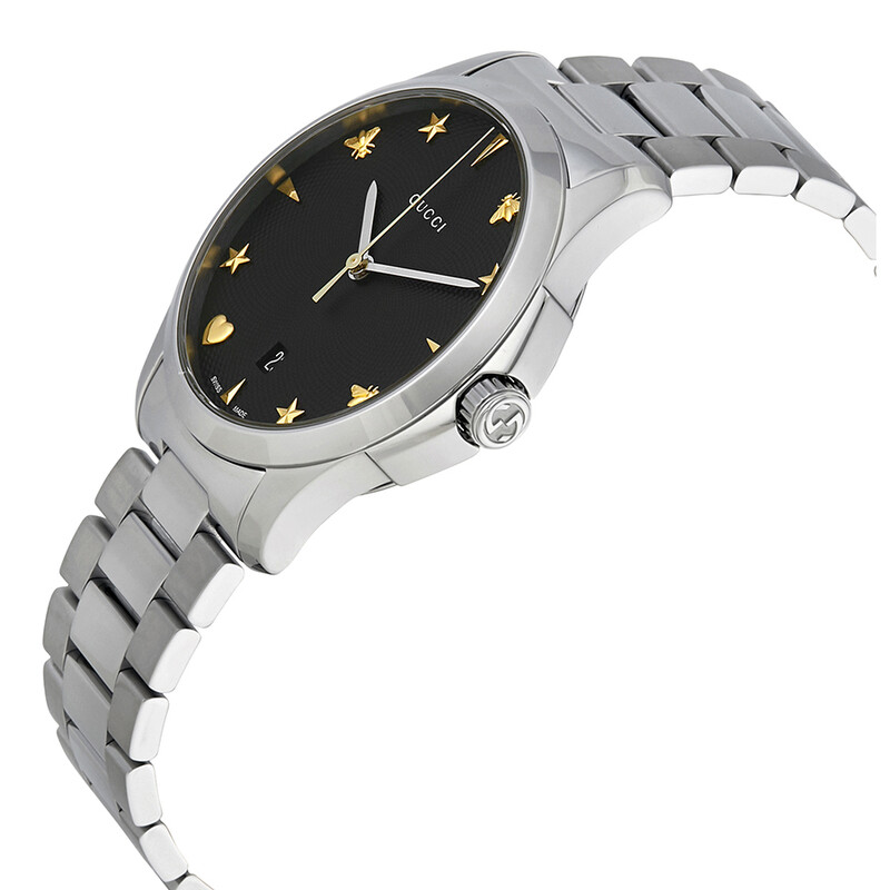 Gucci G Timeless Black Dial Watch YA1264029 YA1264029A