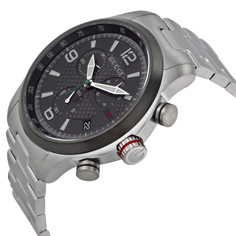 Gucci G-timeless Grey Dial Stainless Steel Men's Watch YA126238
