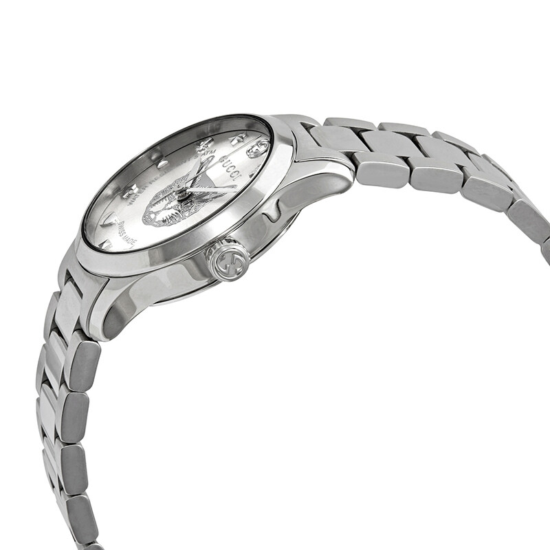 Gucci G-Timeless Silver Dial Ladies Watch YA126595 731903457843