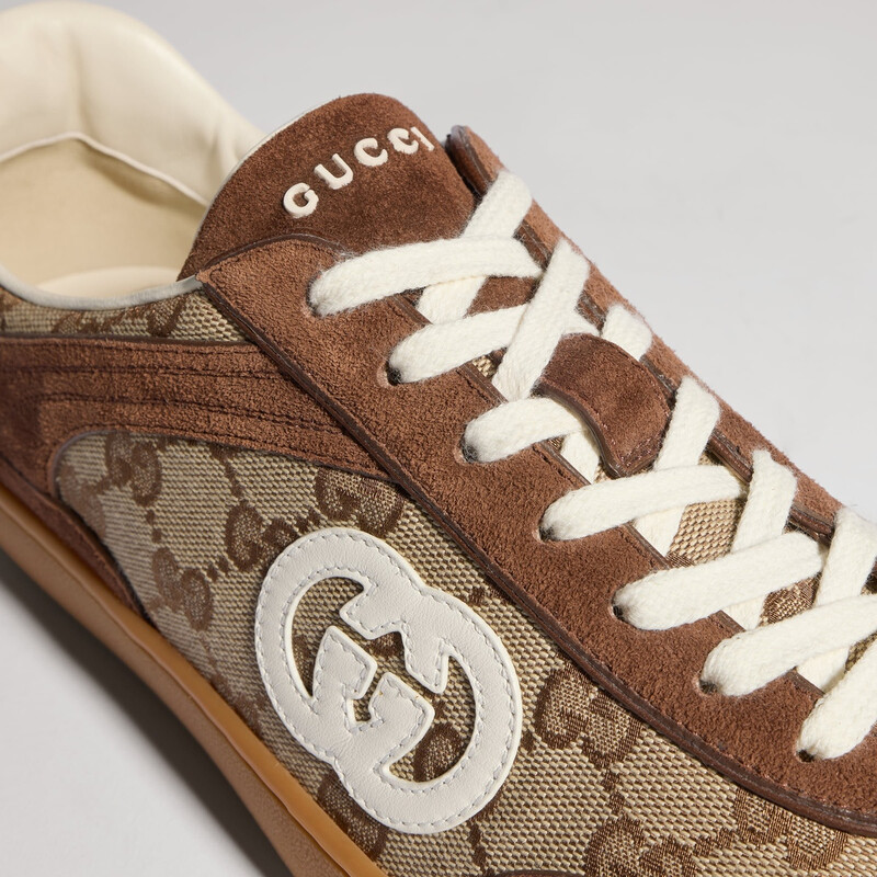 Gucci G75 Sneakers In Dark Brown Suede, Brand Size 9 ( US Size 9.5