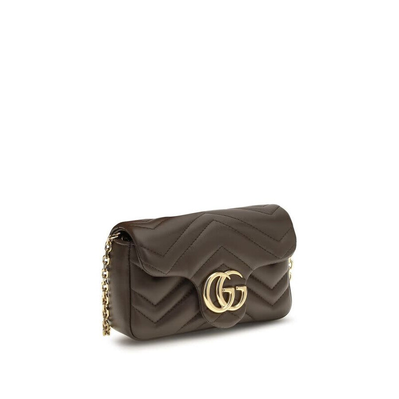 Gucci GG Marmont Shoulder Bag — Brown GU841290AAGUV2818BB