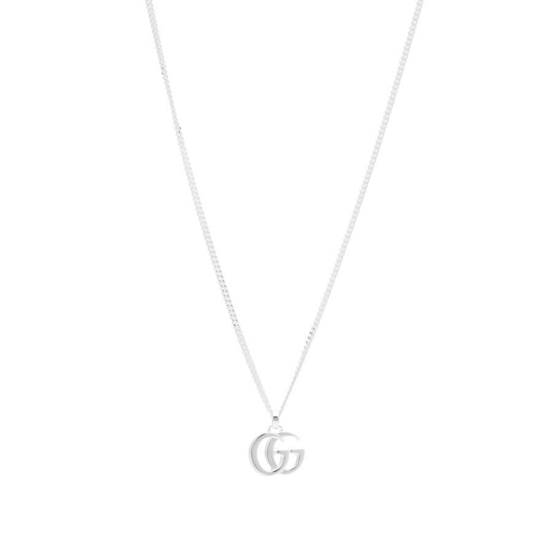 Gucci GG Marmont Sterling Silver Necklace - YBB814914001 - Jewelry