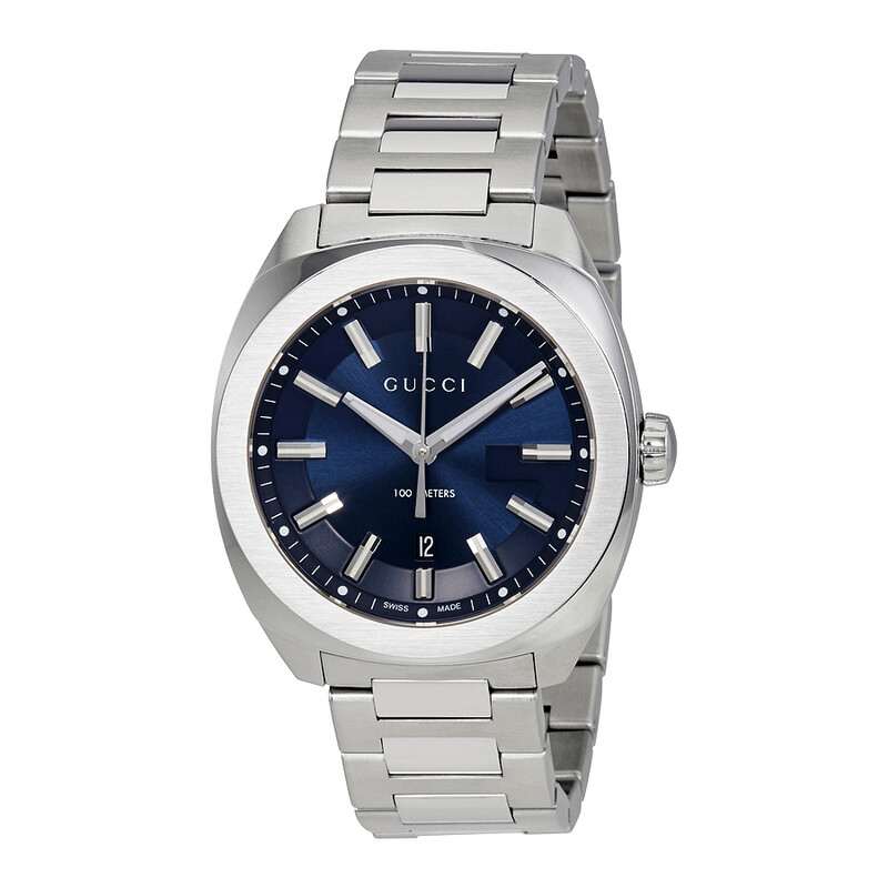 極美品 グッチ GUCCI メンズ GG2570 クォーツ YA142303 Gucci GG2570 Blue Dial Men's Watch YA142303 731903382398 - Watches