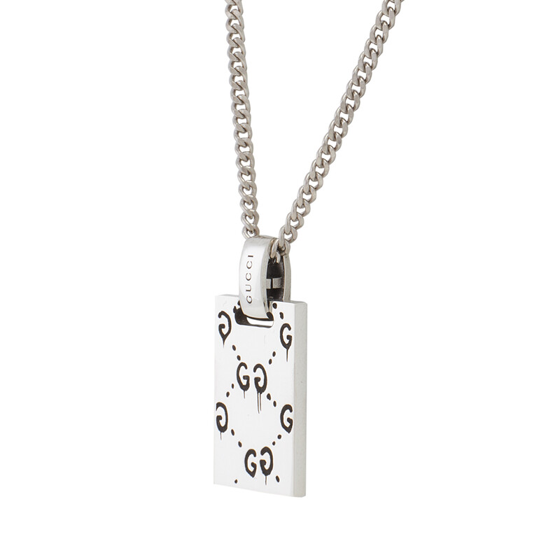 GUCCI Ghost ペンダントトップ シルバー Gucci Ghost pendant necklace in silver YBB455315001 - Jewelry