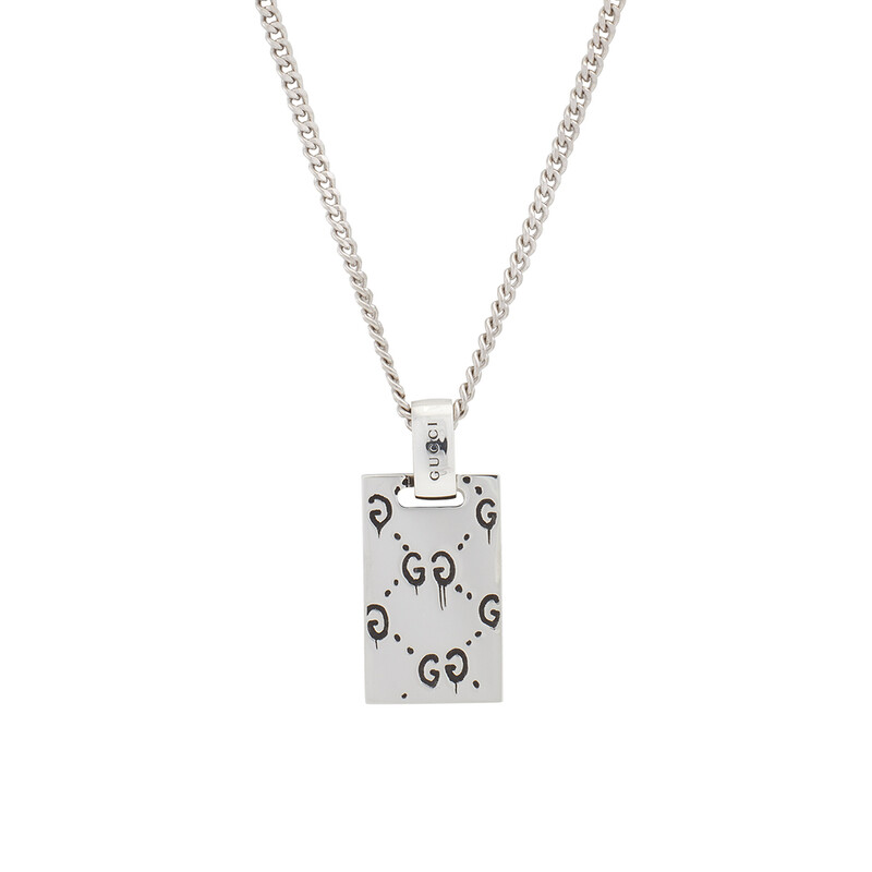 Gucci Ghost pendant necklace in silver YBB455315001 - Jewelry