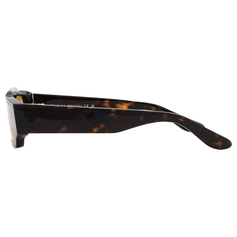 Gucci Gold Logo Browline Men's Sunglasses GG1592S 002 55