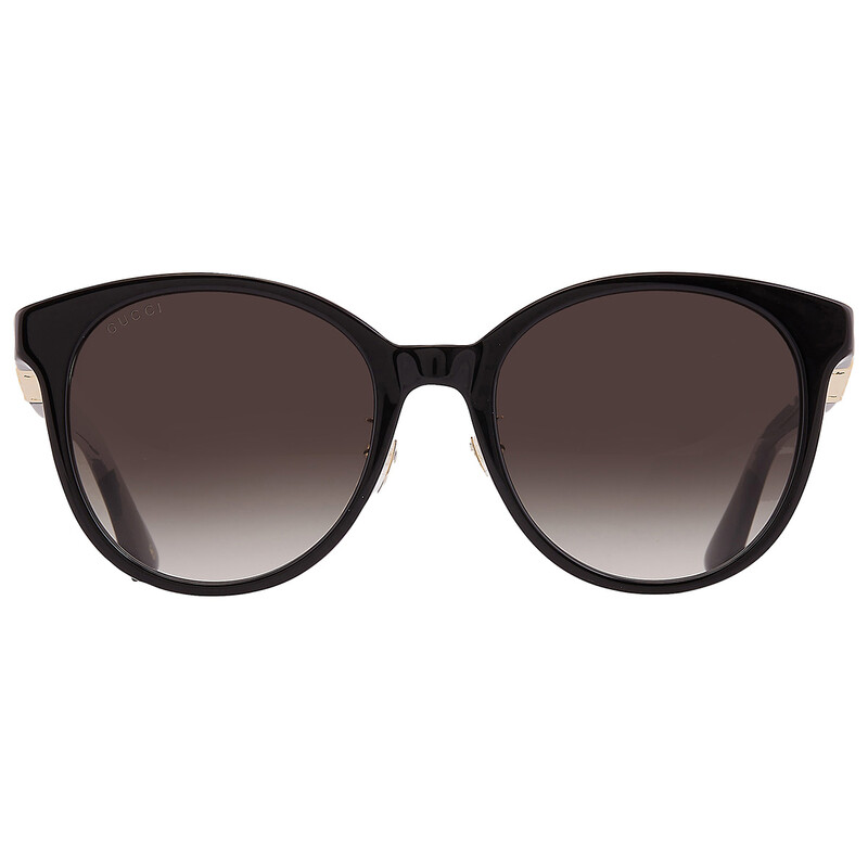 Gucci Gradient Grey Oval Ladies Sunglasses GG1191SK 001 56