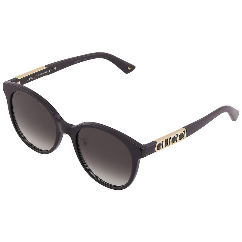 Gucci Gradient Grey Oval Ladies Sunglasses GG1191SK 001 56