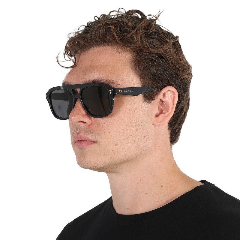Gucci Gray Square Men's Sunglasses GG1263S 001 57 889652411705