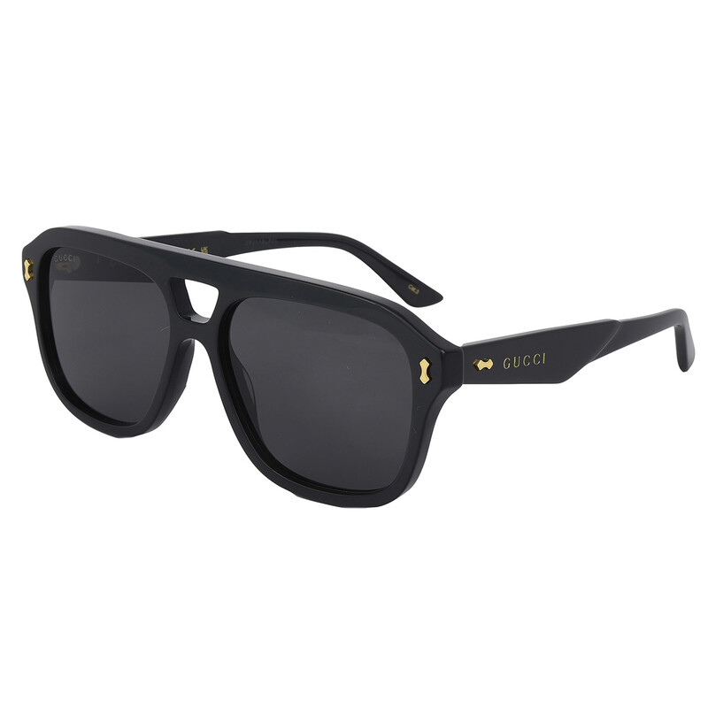 Gucci Gray Square Men's Sunglasses GG1263S 001 57 889652411705