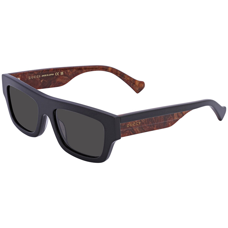 Gucci Gray Square Men's Sunglasses GG1301S 001 55 889652414706
