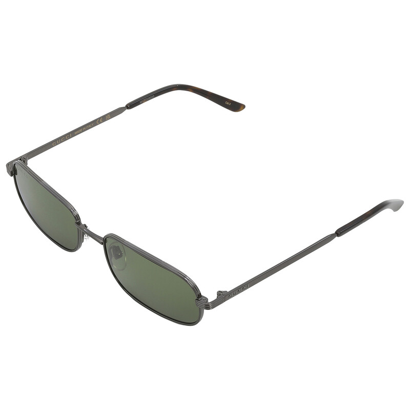 Gucci Green Rectangular Men's Sunglasses GG1457S 003 57