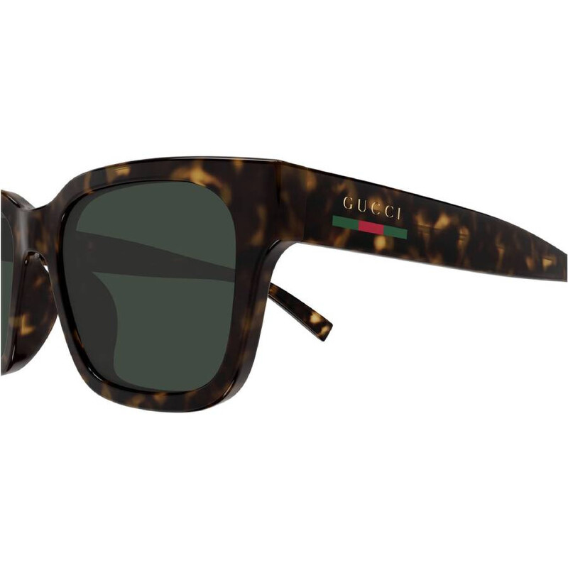 Gucci Green Square Men's Sunglasses GG1857S 002 55 889652528588