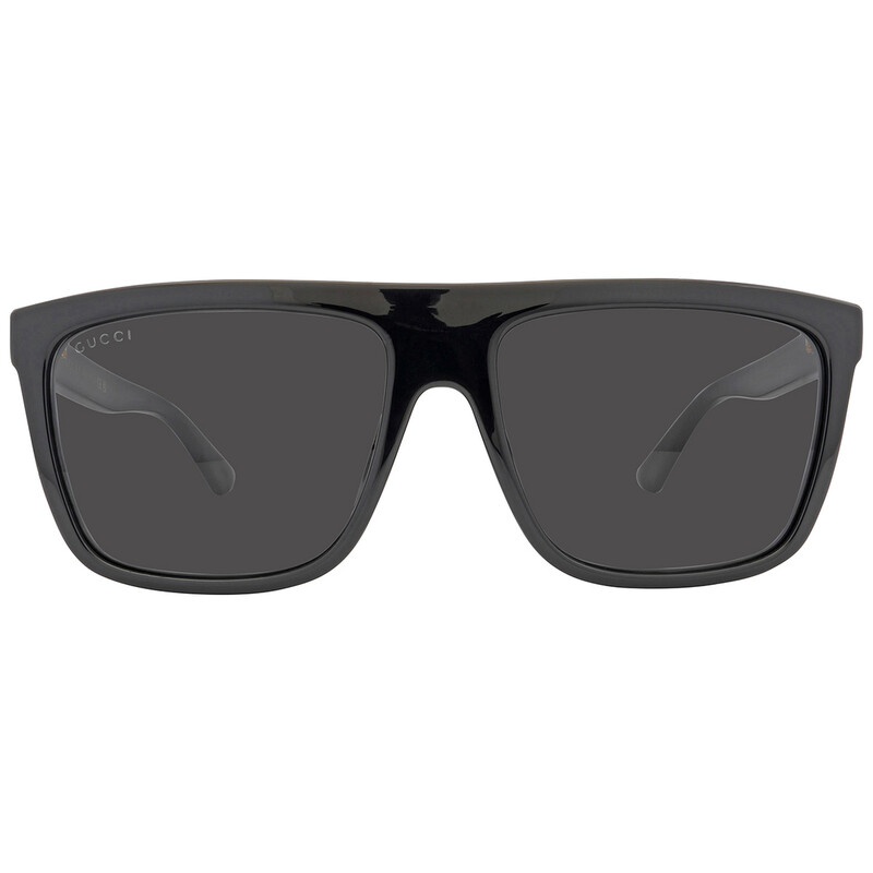 Gucci Grey Browline Men's Sunglasses GG0748S 001 59 889652294841