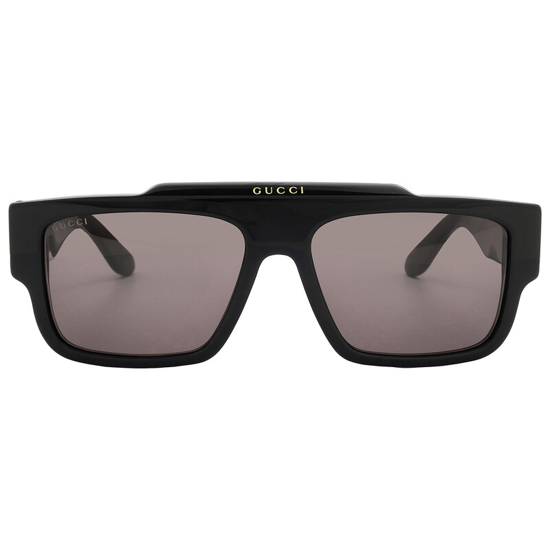 Gucci Grey Browline Men's Sunglasses GG1460S 001 56 889652438481