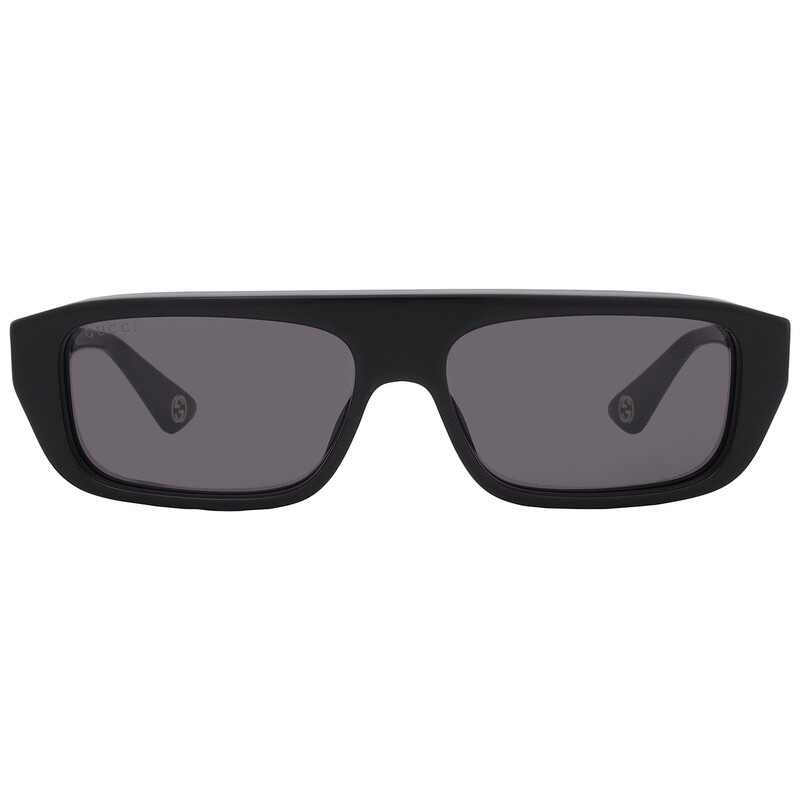 Gucci Grey Browline Men's Sunglasses GG1617S 001 56 889652473925
