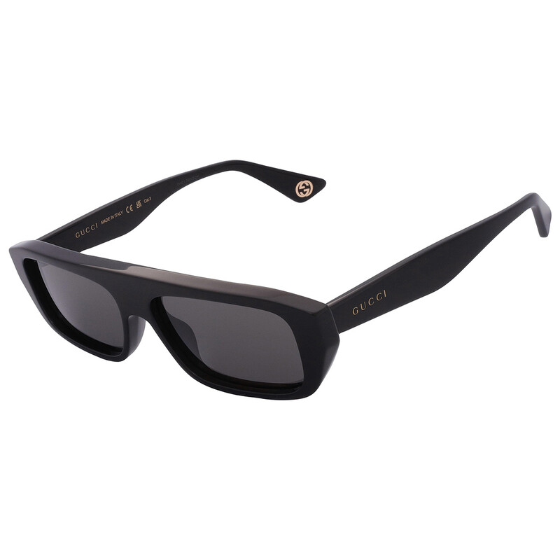 GUCCI サングラス GG 1617/S ブラック Gucci Grey Browline Men's Sunglasses GG1617S 001 56 889652473925