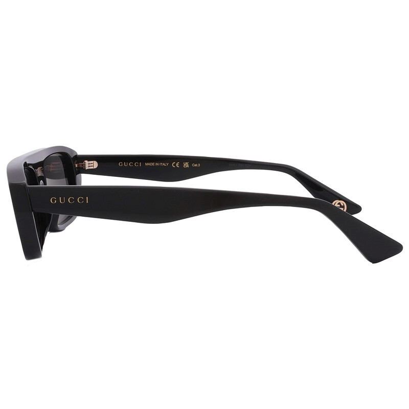 Gucci Grey Browline Men's Sunglasses GG1617S 001 56 889652473925