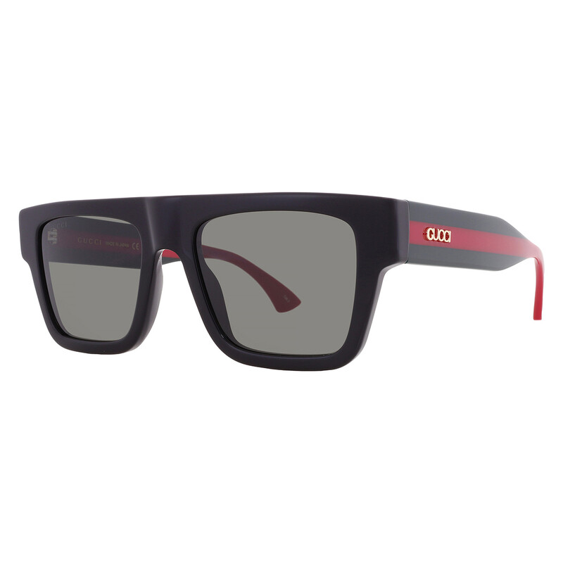 Gucci Grey Browline Men's Sunglasses GG1868S 001 53 889652531311