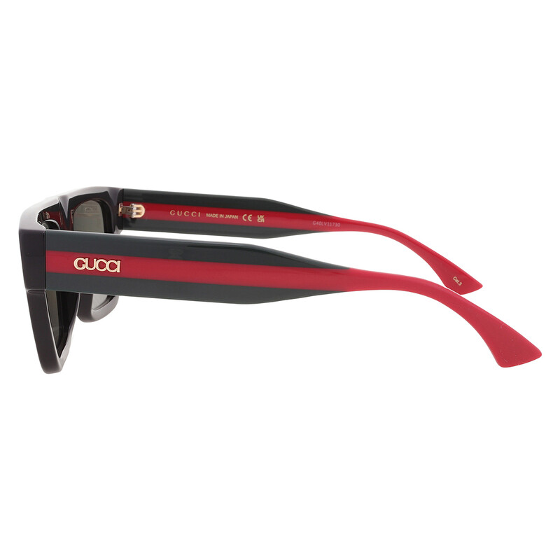 Gucci Grey Browline Men's Sunglasses GG1868S 001 53 889652531311