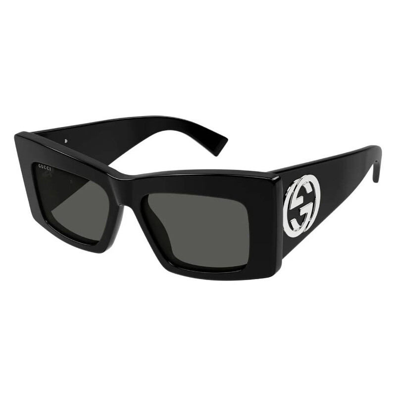 Gucci Grey Butterfly Ladies Sunglasses GG1842S 001 53 889652528731