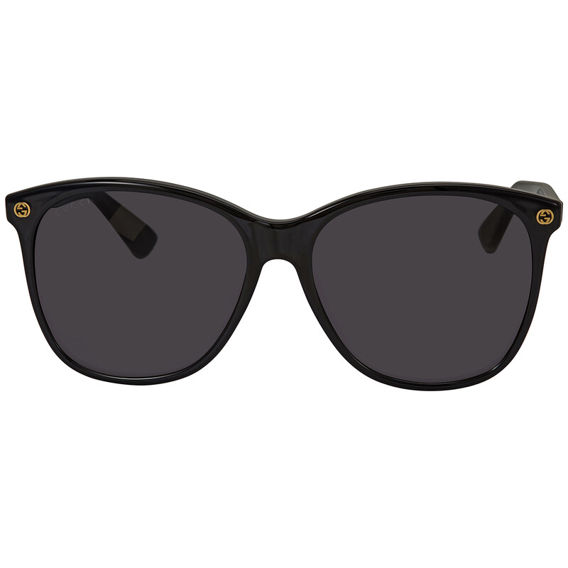 Gucci Grey Cat Eye Ladies Sunglasses GG0024S 001 58 889652048246