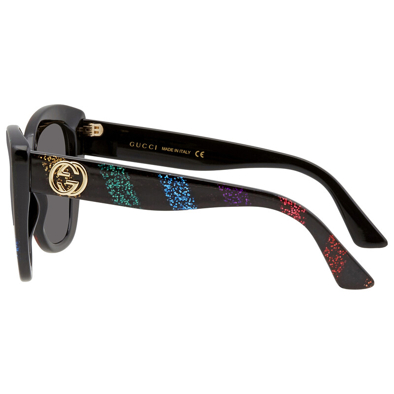 Gucci Grey Cat Eye Ladies Sunglasses GG0327S 003 52  display picture 3