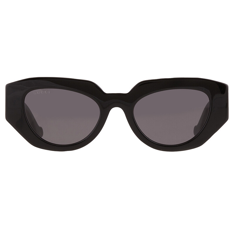 Gucci Grey Geometric Ladies Sunglasses GG1421S 001 51 889652439075