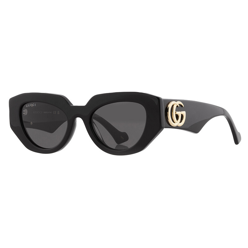 Gucci Grey Geometric Ladies Sunglasses GG1421S 001 51 889652439075