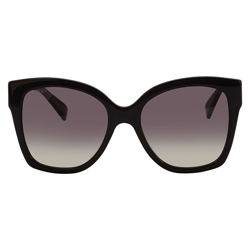 Gucci Grey Gradient Butterfly Ladies Sunglasses GG0459S 001  display picture 3
