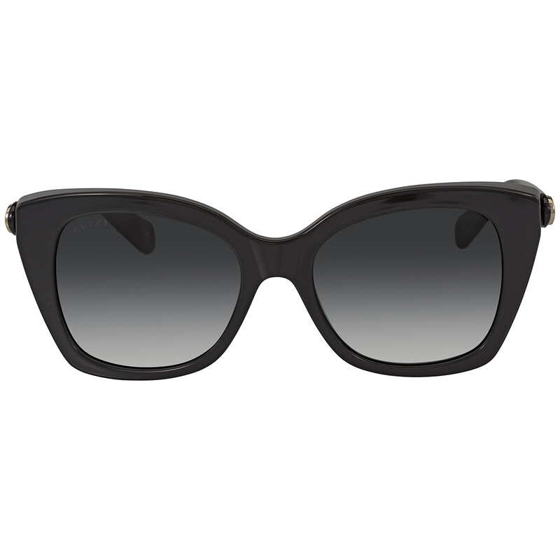 Gucci Grey Gradient Butterfly Ladies Sunglasses GG0921S 001 55