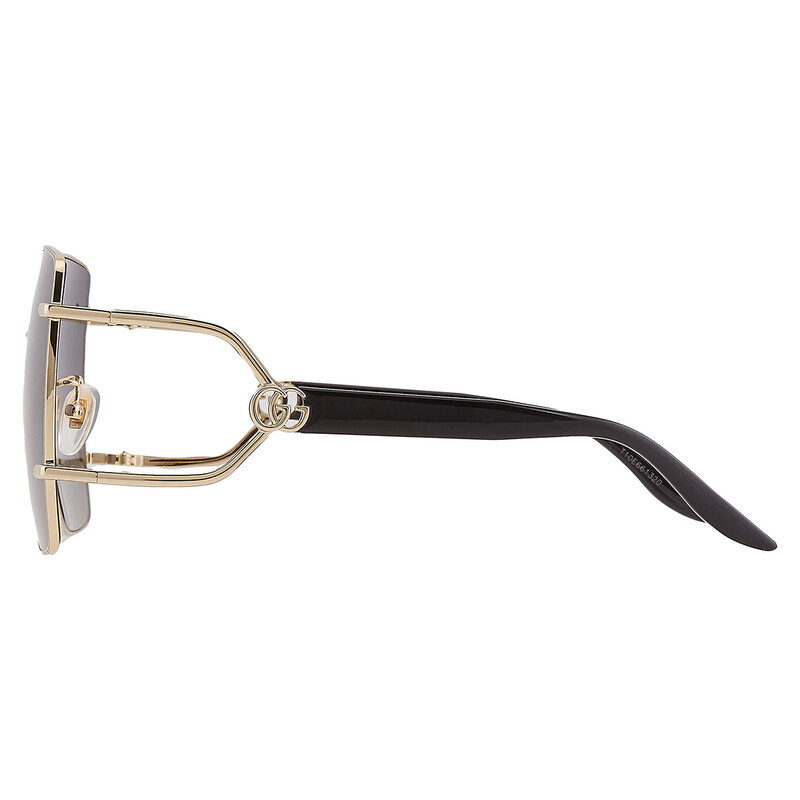 Gucci Grey Gradient Butterfly Ladies Sunglasses GG1564SA 001 61