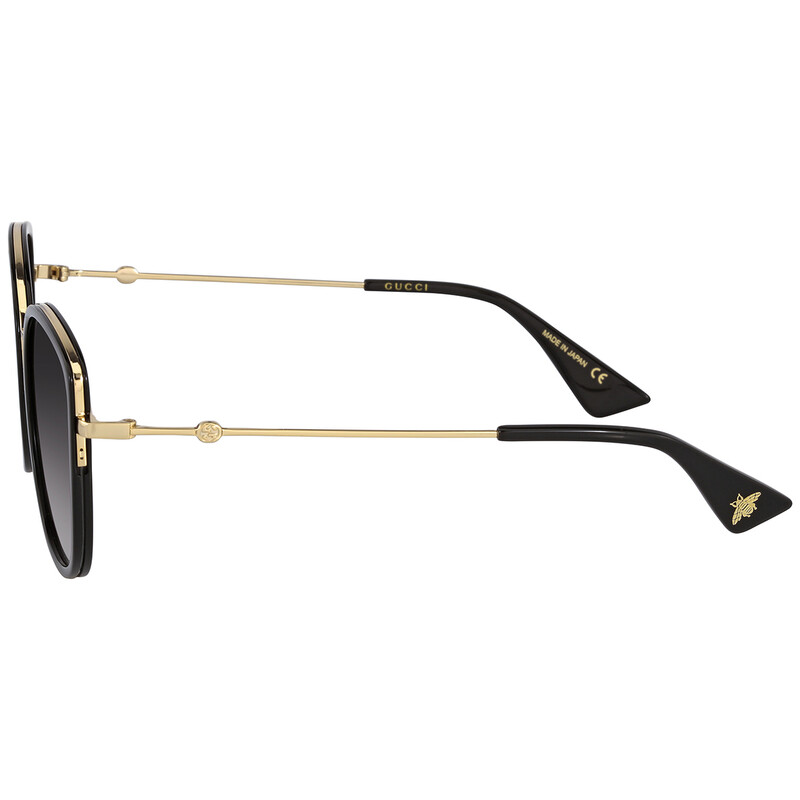 Gucci Grey Gradient Cat Eye Ladies Sunglasses GG0606SK 001  display picture 3