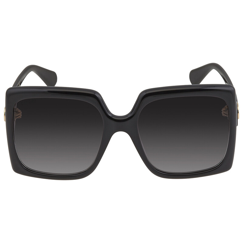 Gucci Grey Gradient Oversized Ladies Sunglasses GG0876S 001 60