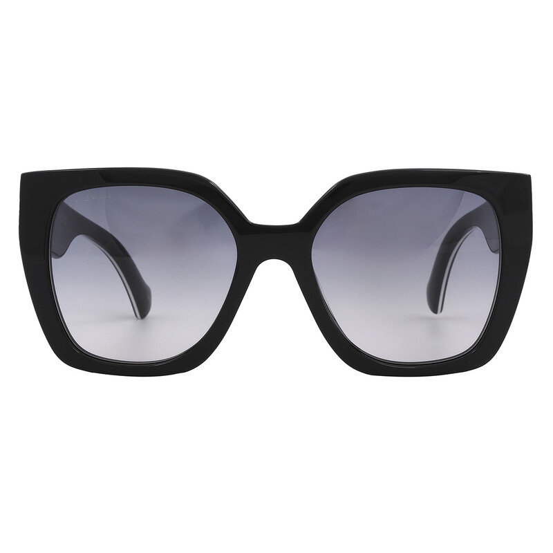 Gucci Grey Gradient Butterfly Ladies Sunglasses GG1300S 004 55