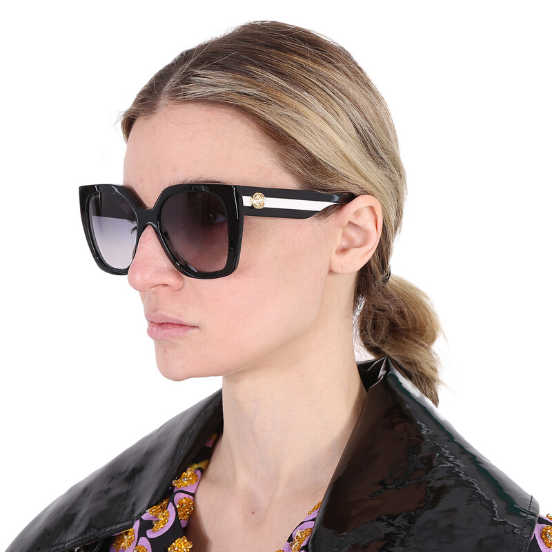 Gucci Grey Gradient Butterfly Ladies Sunglasses GG1300S 004  display picture 1