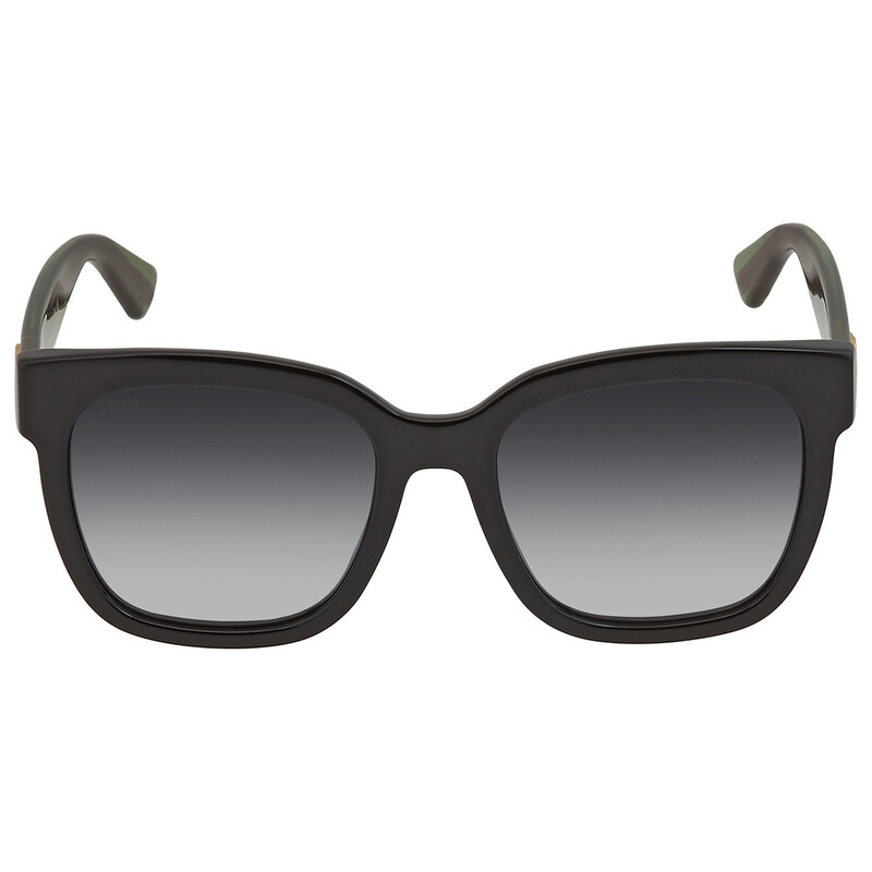 Gucci Grey Gradient Square Ladies Sunglasses GG0034SN 002 54  display picture 1