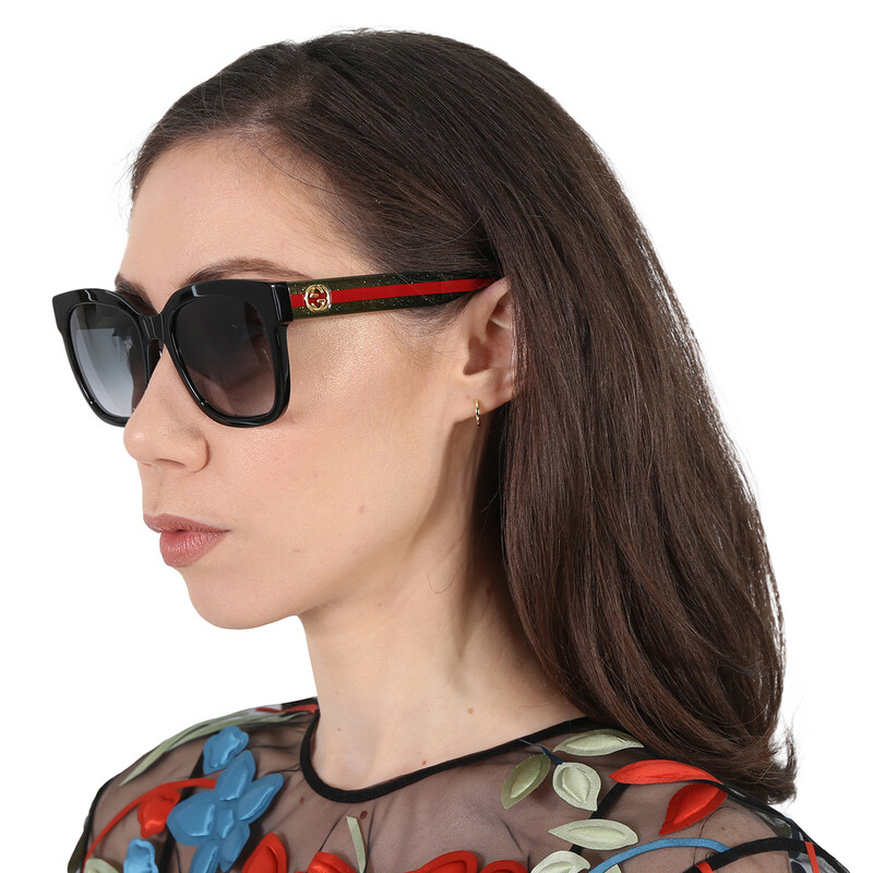 GUCCI サングラス　GG0419SA 002 ラインストーン　極美品 GUCCI（グッチ） サングラス ラインストーン アジアンフィット GUCCI