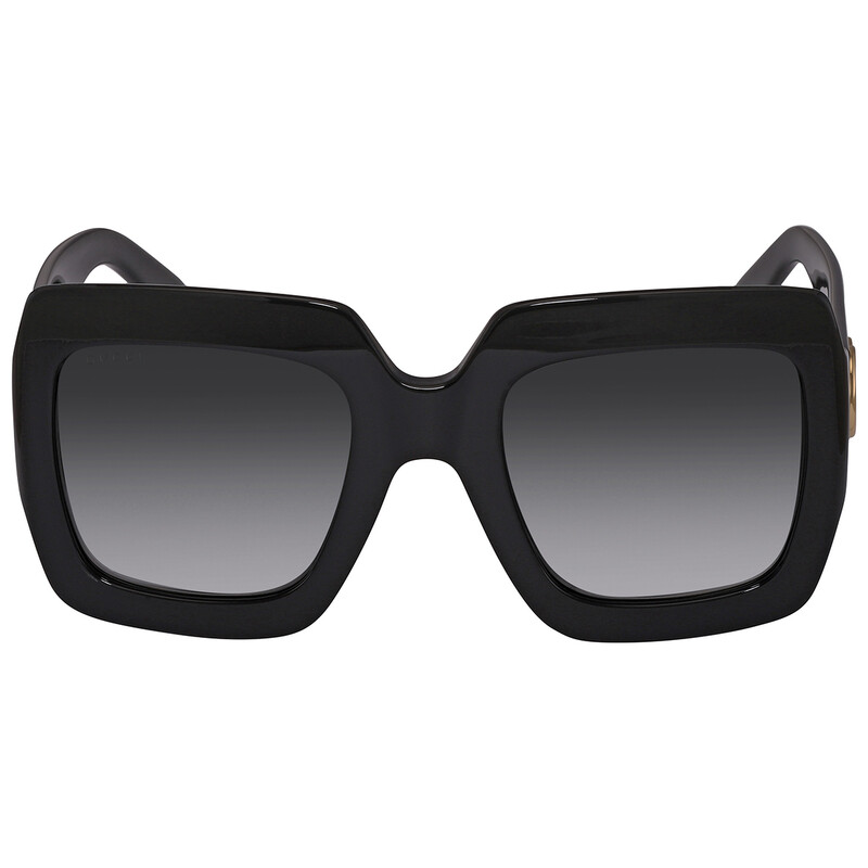 Gucci Grey Gradient Square Ladies Sunglasses GG0053SN 001 54  display picture 1