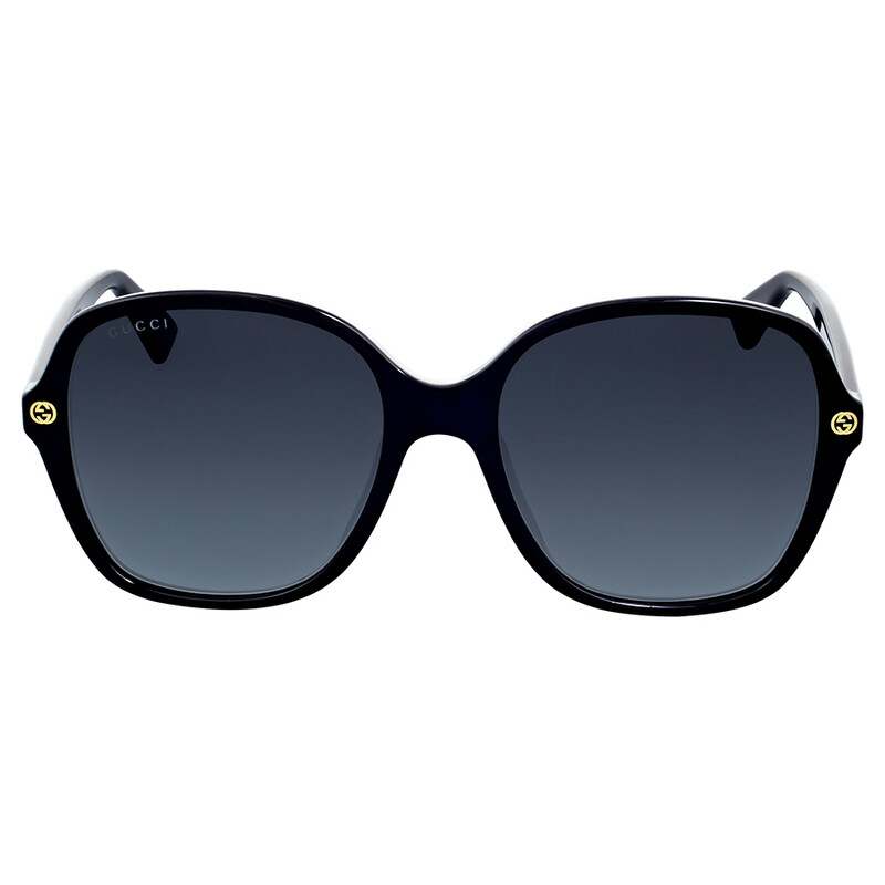Gucci Grey Gradient Square Ladies Sunglasses GG0092S 001 55