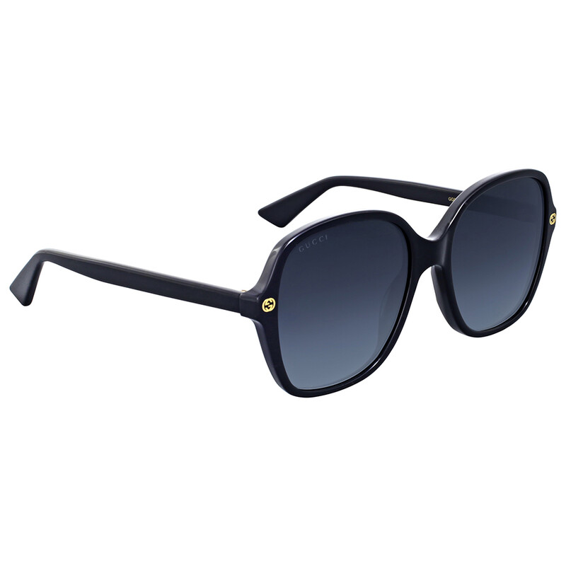 Gucci Grey Gradient Square Ladies Sunglasses GG0092S 001 55